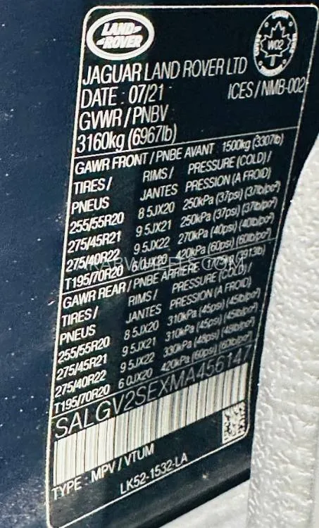 لاند روفر رينج روفر 2021 for Sale in دبي Image-26