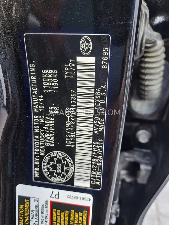 Toyota Camry 2015 for Sale in Sharjah Image-15