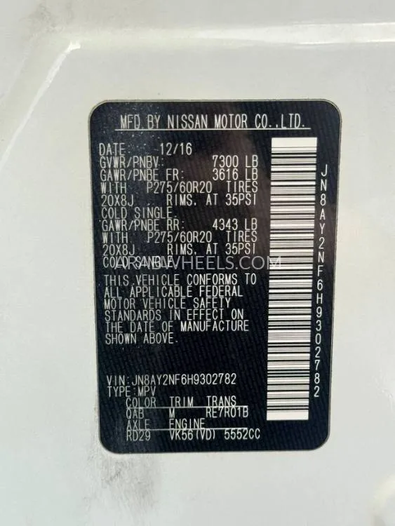 Nissan Armada 2017 for Sale in Dubai Image-17