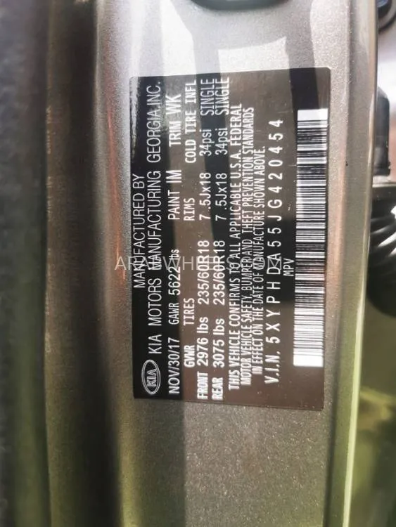 Kia Sorento 2018 for Sale in Sharjah Image-20