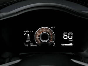 Toyota Yaris Interior Speedometer