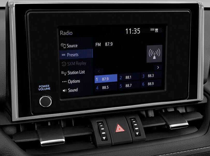Toyota Rav4 Interior Infotainment System