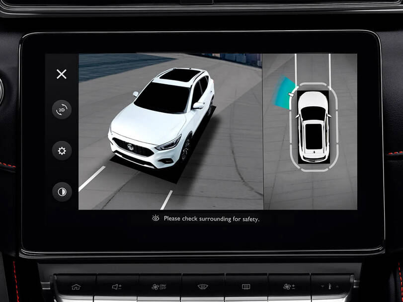 MG ZX Interior Infotainment System