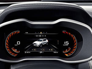 إم جي زي إكس الداخلية Speedometer