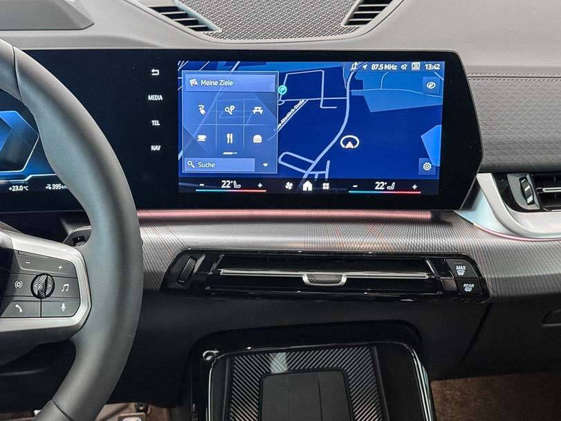 BMW iX2 Interior Infotainmnet System